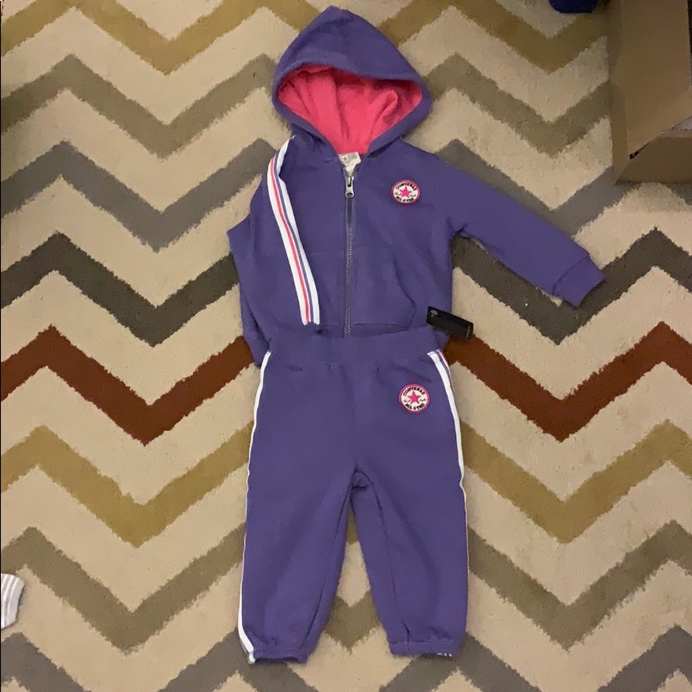 Converse tracksuit - 2 piece set new! 12 months